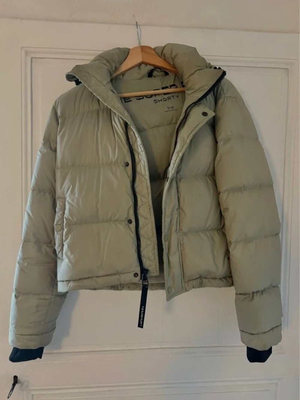 Aritzia Women’s The Super Puff Short Down Jacket Green XXS